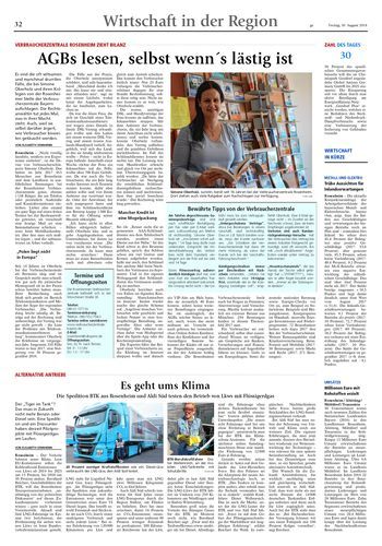 Seite RO32, Ressort Oberbayerisches Volksblatt