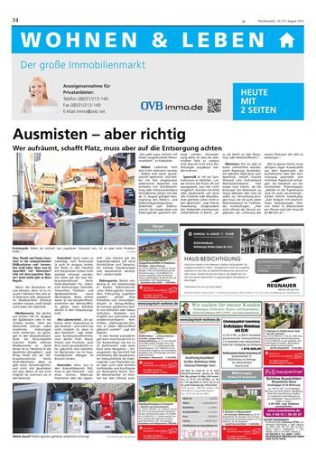 Seite RO34, Ressort Oberbayerisches Volksblatt