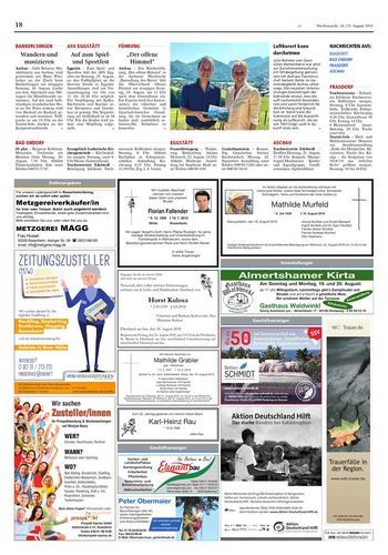 Seite RO18, Ressort Oberbayerisches Volksblatt