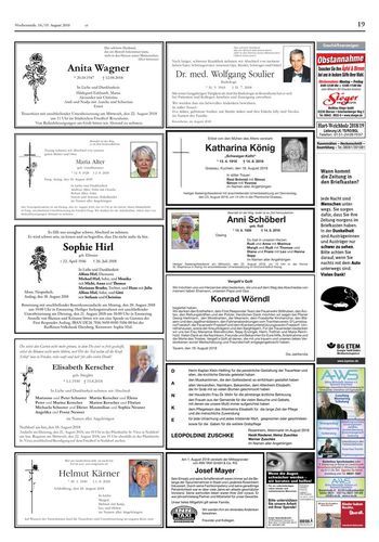 Seite RO19, Ressort Oberbayerisches Volksblatt
