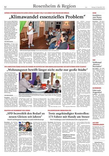Seite RO12, Ressort Oberbayerisches Volksblatt