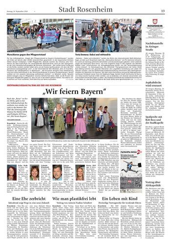 Seite RO13, Ressort Oberbayerisches Volksblatt