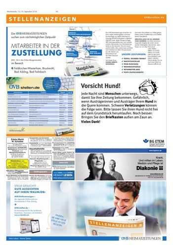 Seite RO54, Ressort Oberbayerisches Volksblatt