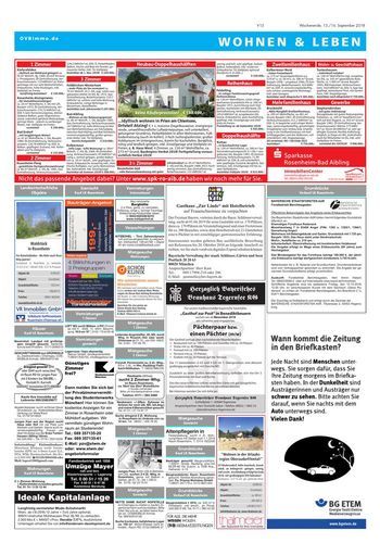 Seite RO63, Ressort Oberbayerisches Volksblatt