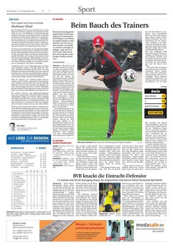 Seite RO25, Ressort Oberbayerisches Volksblatt