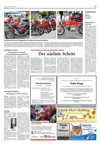 Seite RO17, Ressort Oberbayerisches Volksblatt