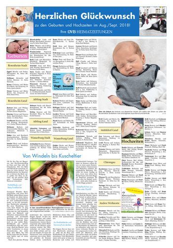 Seite RO18, Ressort Oberbayerisches Volksblatt
