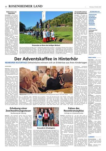 Seite RO16, Ressort Oberbayerisches Volksblatt