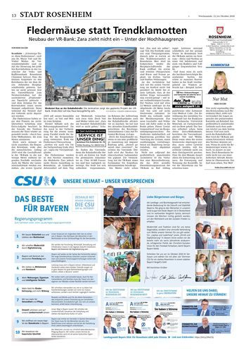 Seite RO13, Ressort Oberbayerisches Volksblatt