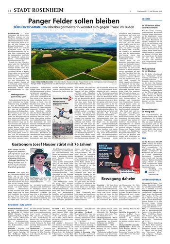 Seite RO14, Ressort Oberbayerisches Volksblatt