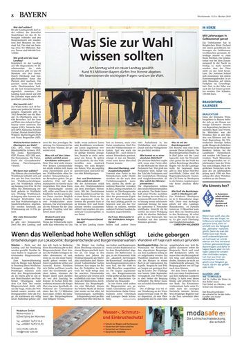 Seite RO8, Ressort Oberbayerisches Volksblatt