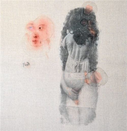 Thomas Helbig setzt sich mit der Reproduktion von Bildern und Motiven in Kunstgeschichte und Alltag auseinander. Im Bild: „I. Rubens“ (2018). Foto re
