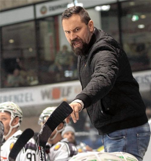 Heiß auf das Derby: Manuel Kofler, Trainer der Starbulls Rosenheim, der an das Derby in Rosenheim vor einem Jahr „schöne Erinnerungen hat“.