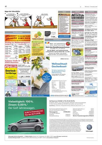 Seite RO40, Ressort Oberbayerisches Volksblatt