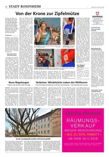 Seite RO15, Ressort Oberbayerisches Volksblatt