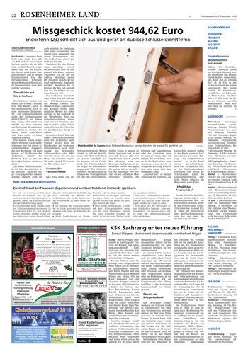 Seite RO22, Ressort Oberbayerisches Volksblatt