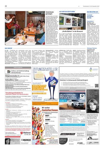 Seite RO22, Ressort Oberbayerisches Volksblatt