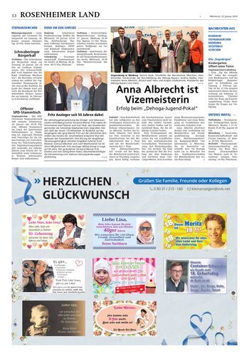 Seite RO13, Ressort Oberbayerisches Volksblatt