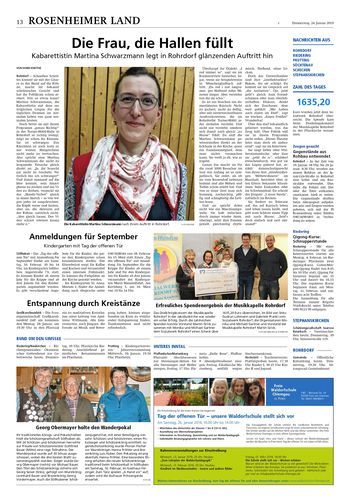 Seite RO13, Ressort Oberbayerisches Volksblatt