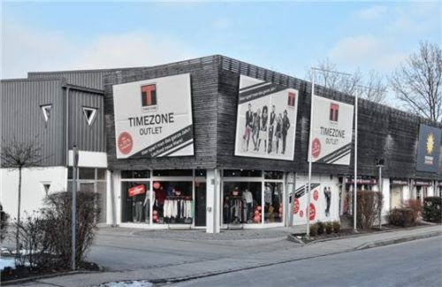 Timezone: Outlet in Rosenheim. Die Marke soll sich trotz der Insolvenz der Mutterfirma weiter entfalten.Foto ps