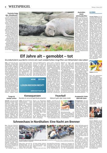 Seite RO8, Ressort Oberbayerisches Volksblatt