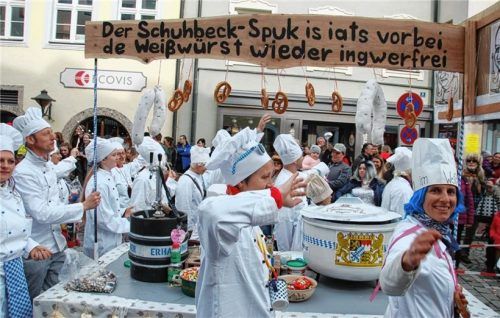 Die Weißwurst ist wieder ingwerfrei.
