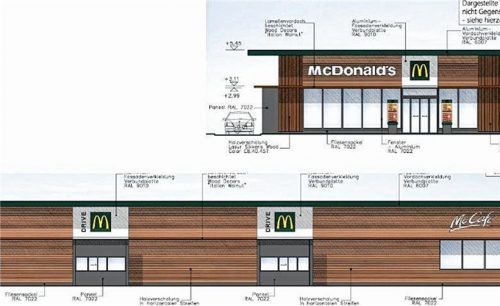 Eine außergewöhnliche Bauweise wurde für McDonald´s festgelegt.