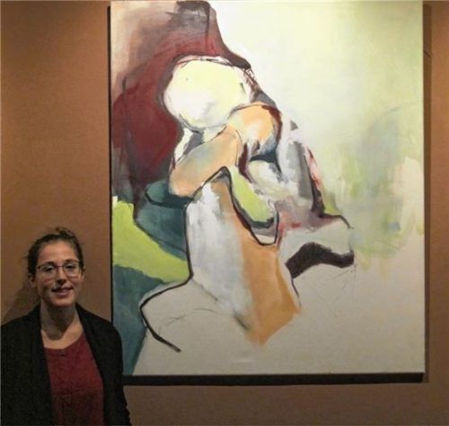 Hannah Lang stellt erstmals in der Heimat aus.Foto Heuser