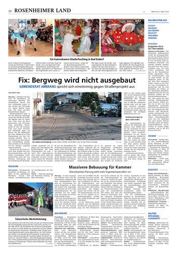 Seite RO15, Ressort Oberbayerisches Volksblatt