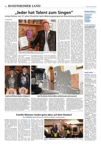 Seite RO14, Ressort Oberbayerisches Volksblatt