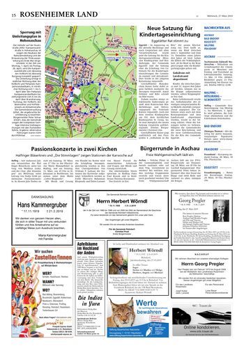Seite RO15, Ressort Oberbayerisches Volksblatt