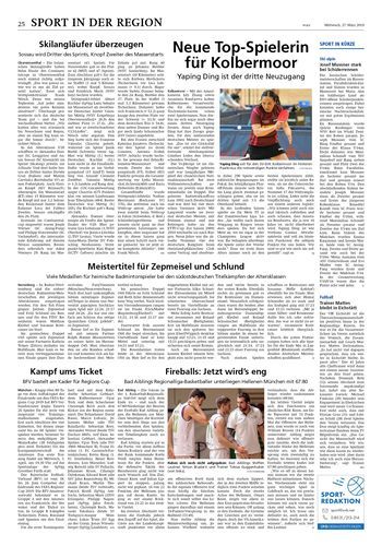 Seite RO25, Ressort Oberbayerisches Volksblatt