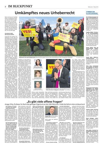 Seite RO3, Ressort Oberbayerisches Volksblatt