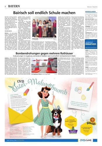 Seite RO7, Ressort Oberbayerisches Volksblatt