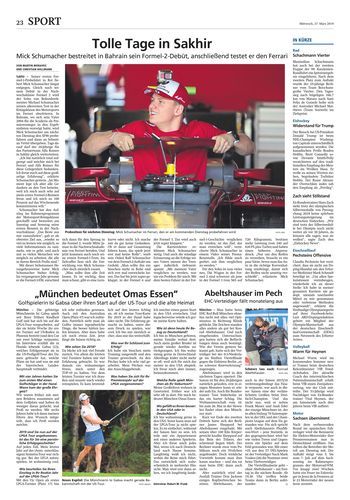 Seite RO23, Ressort Oberbayerisches Volksblatt