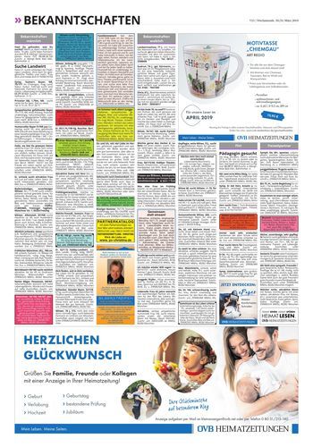 Seite RO61, Ressort Oberbayerisches Volksblatt