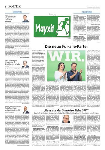 Seite RO2, Ressort Oberbayerisches Volksblatt