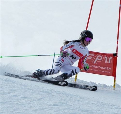 Lilian Thiry gewann auf der Gerlosplatte die Rheinland-Pfalz-Schülermeisterschaft im Riesenslalom.Foto Schmid