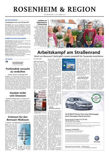 Seite RO13, Ressort Oberbayerisches Volksblatt
