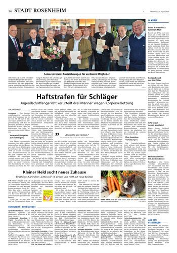 Seite RO14, Ressort Oberbayerisches Volksblatt