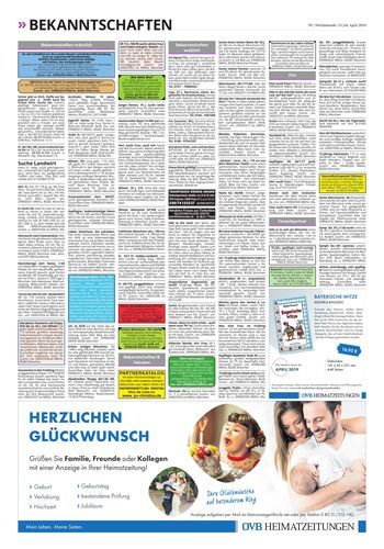Seite RO54, Ressort Oberbayerisches Volksblatt