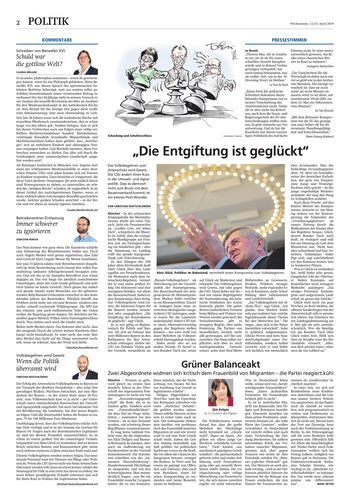 Seite RO2, Ressort Oberbayerisches Volksblatt