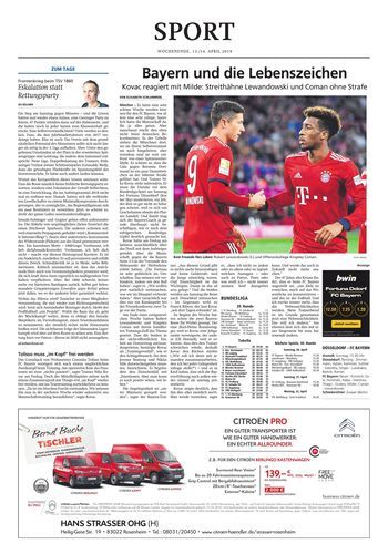 Seite RO25, Ressort Oberbayerisches Volksblatt