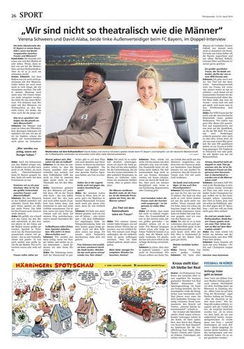 Seite RO26, Ressort Oberbayerisches Volksblatt
