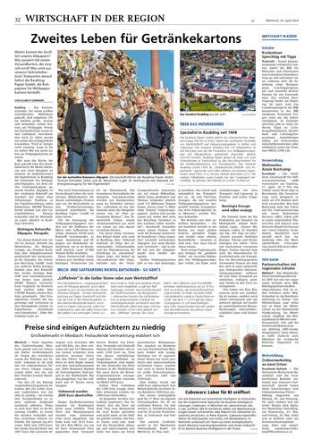 Seite RO32, Ressort Oberbayerisches Volksblatt