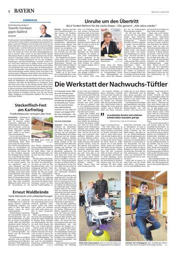 Seite RO5, Ressort Oberbayerisches Volksblatt