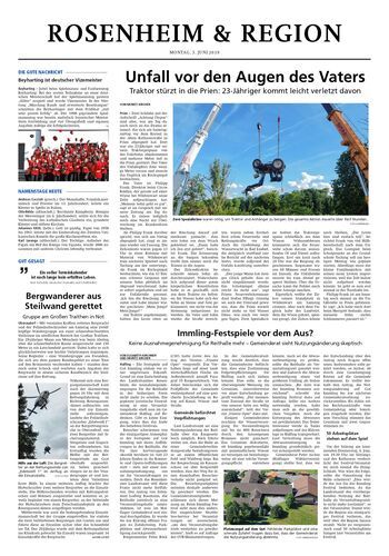 Seite RO9, Ressort Oberbayerisches Volksblatt
