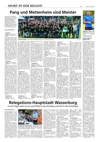 Seite RO25, Ressort Oberbayerisches Volksblatt
