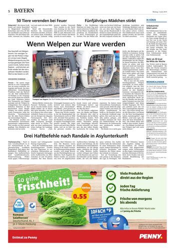 Seite RO5, Ressort Oberbayerisches Volksblatt