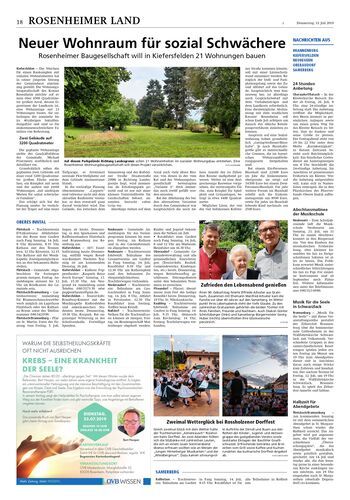 Seite RO18, Ressort Oberbayerisches Volksblatt